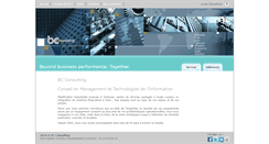 Desktop Screenshot of bcconsulting.fr